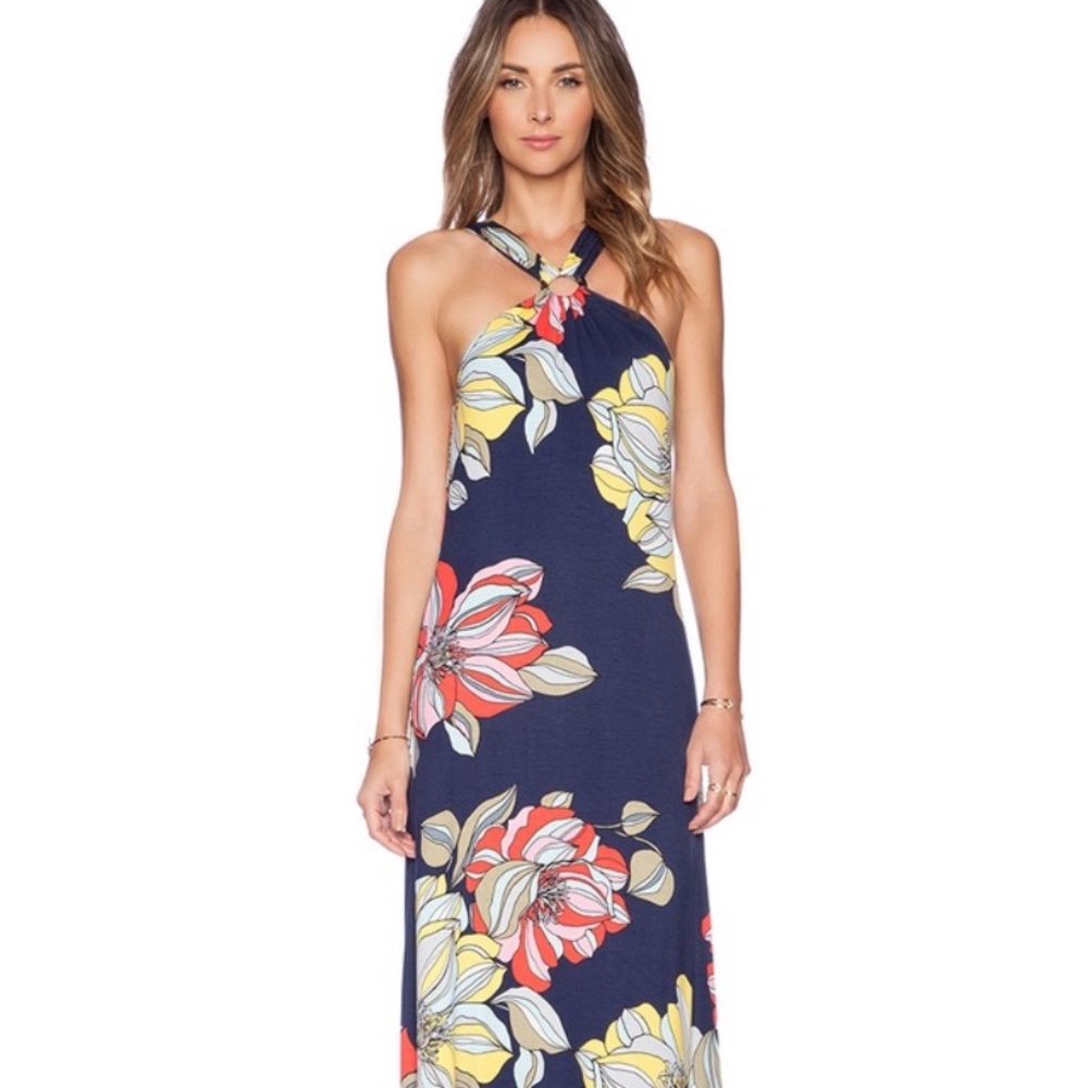 Trina Turk Demi Peony Jersey Dress